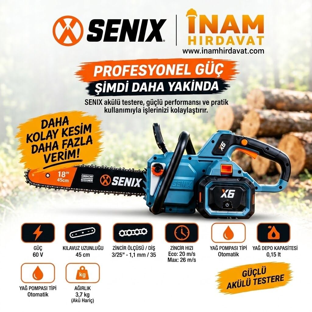 Senix Akülü Testereler
