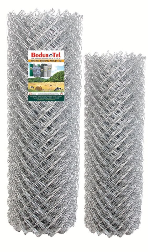 2.5 MM 5X5 GÖZ BAKLAVA ÖRGÜLÜ HELEZON TEL 100 CM YÜKSEKLİK 20 MT UZUNLUK