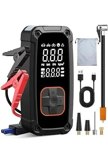 Rico Akü Şoklama Şarj Cihazı - 12000 Ah-  Hava Komprasör Görevide Görürü