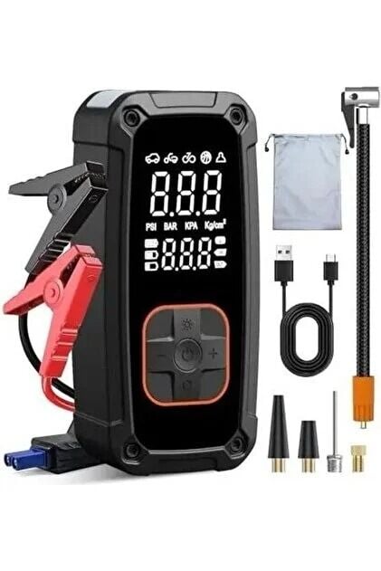 Rico Akü Şoklama Şarj Cihazı - 12000 Ah-  Hava Komprasör Görevide Görürü