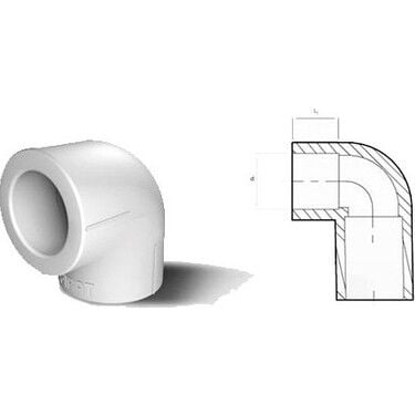 20 mm Fıratpen Dirsek - PPRC Tesisat Dirsek