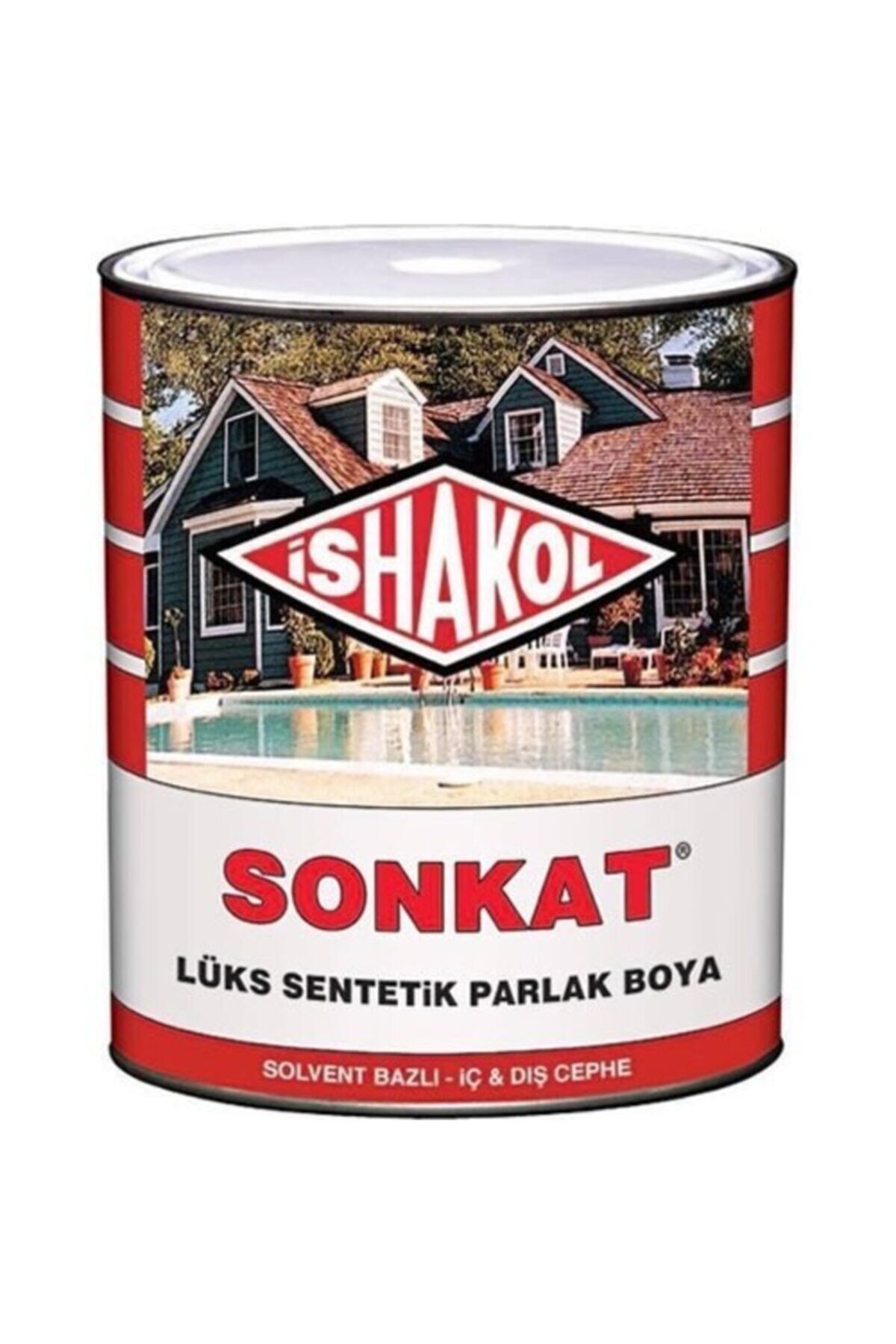Sonkat Yağlı Boya - 0.75 Litre = 900 Gram -Açık Kahve Açik Kahve