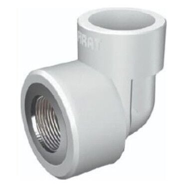 20x1/2 İç Dişli Dirsek - Fırat Beyaz Renk