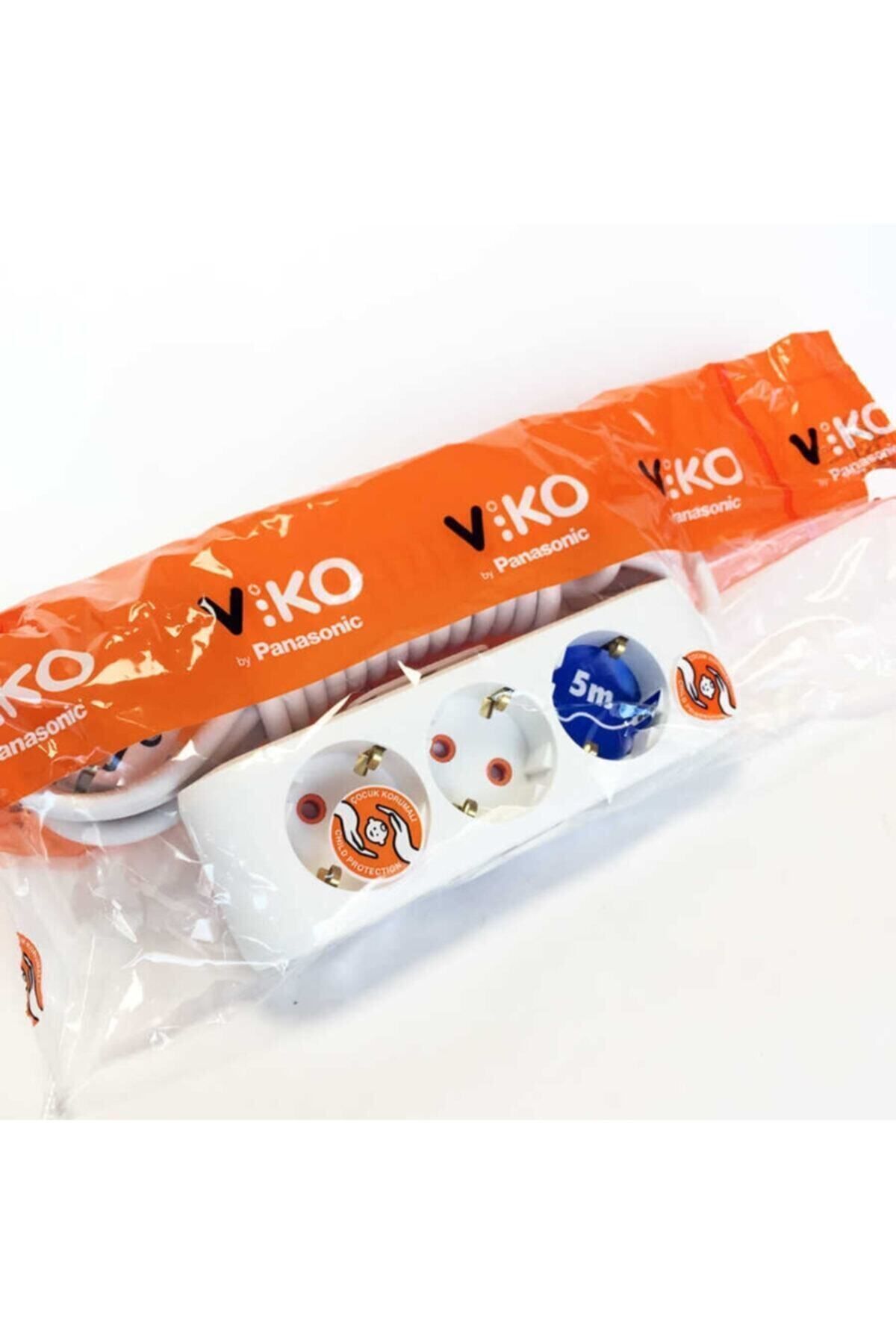 5mt 3'lü Priz Yanmaz