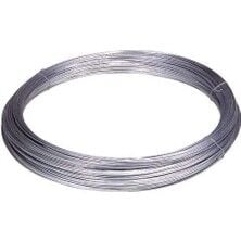 Galveniz Gergi-Bağlama Teli -4 mm Paslanmaz Tel -Sıcak Daldırma - 1 KG