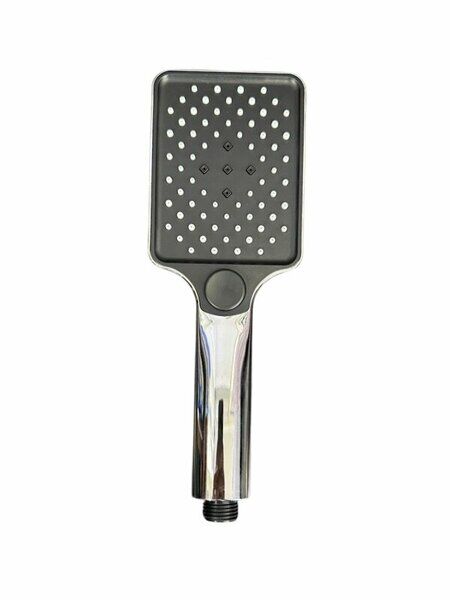 Kare Siyah Renk Basmalı El Duşu - Lüks Duş Telefonu