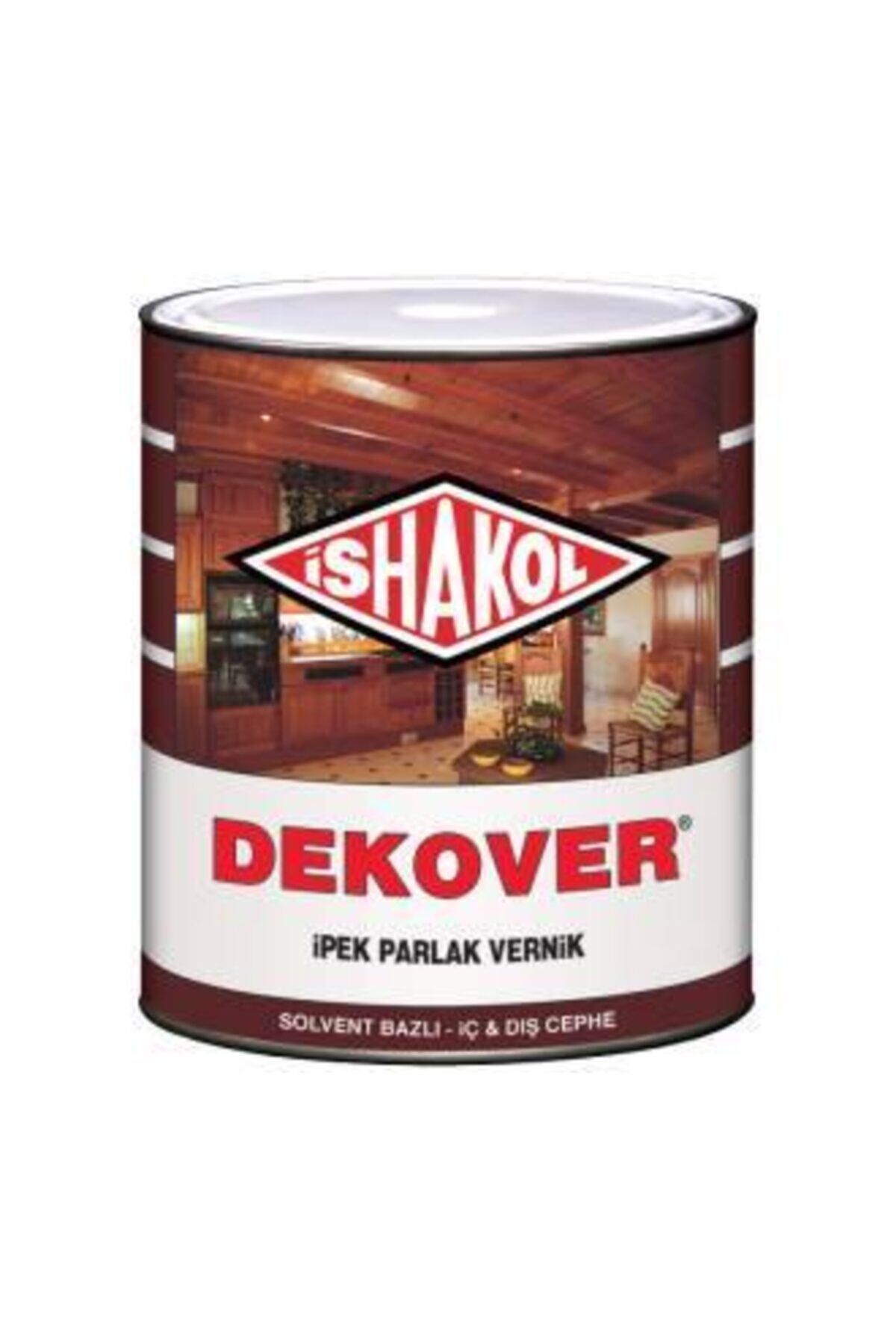 Dekover Ipek Parlak Vernik Ahşap Koruyucu 2,5 Lt - Açık Meşe