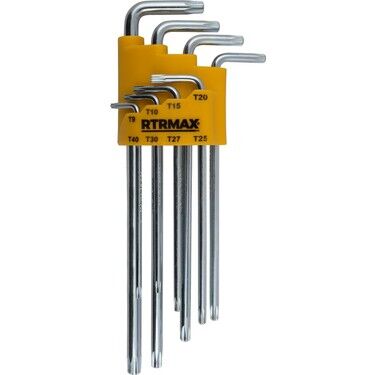 Rtrmax RH03854 Uzun Torx Allen Takımı - 8 Parça