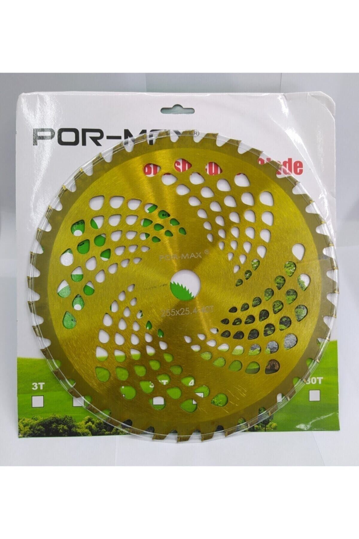 Pormax Motorlu Tırpan Testeresi Elmas Testere 40 Diş Sarı