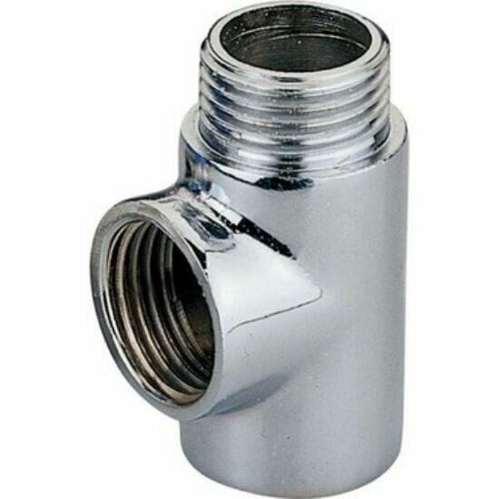 Delikli Uzatma - 1/2 Delikli Su Alma Uzatması - Krom