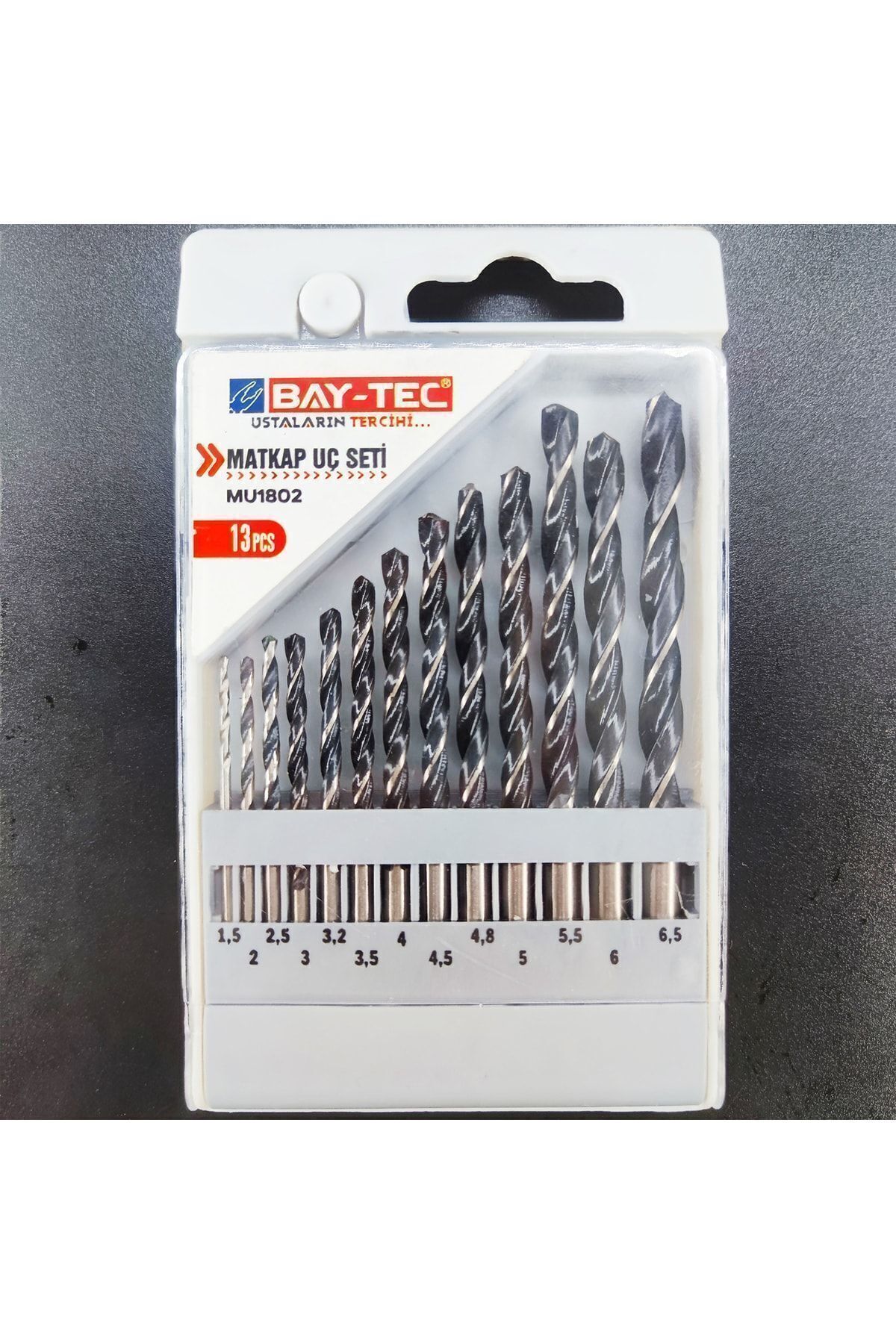Bay-tec Hss Matkap Uçları 13 Parça Profesyonel Set Metal Delme