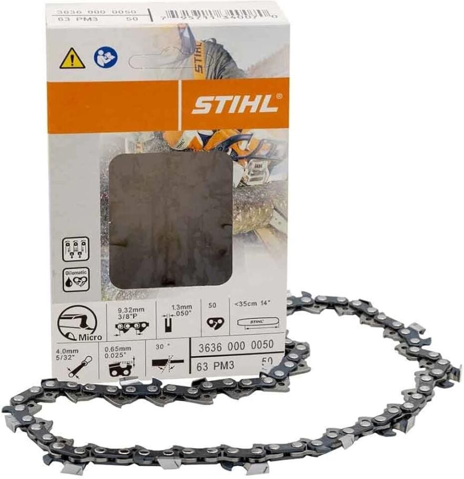 Stihl Motorlu Testere Zinciri - 1.6 mm Köşeli 3/8 - 36 Diş