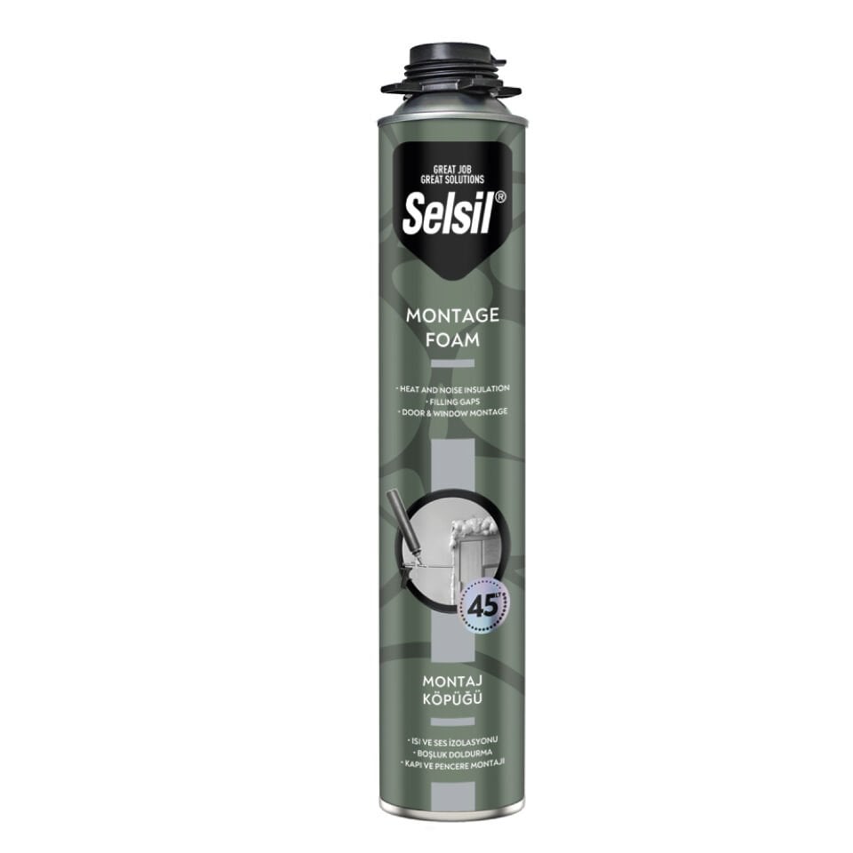 Selsil PU Köpük Tabancalı Köpük 840gr / 750 ml