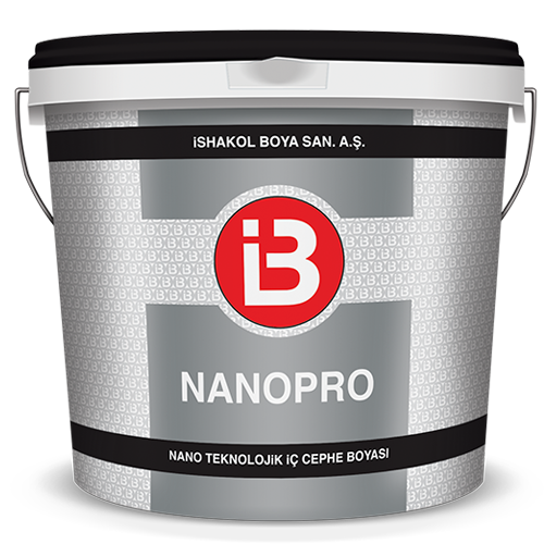 İshakol İB Nanopro Silikonlu Silinebilir İç Cephe Boyası 20 KG - 12.67 Litre - Zengin Gri Rengi