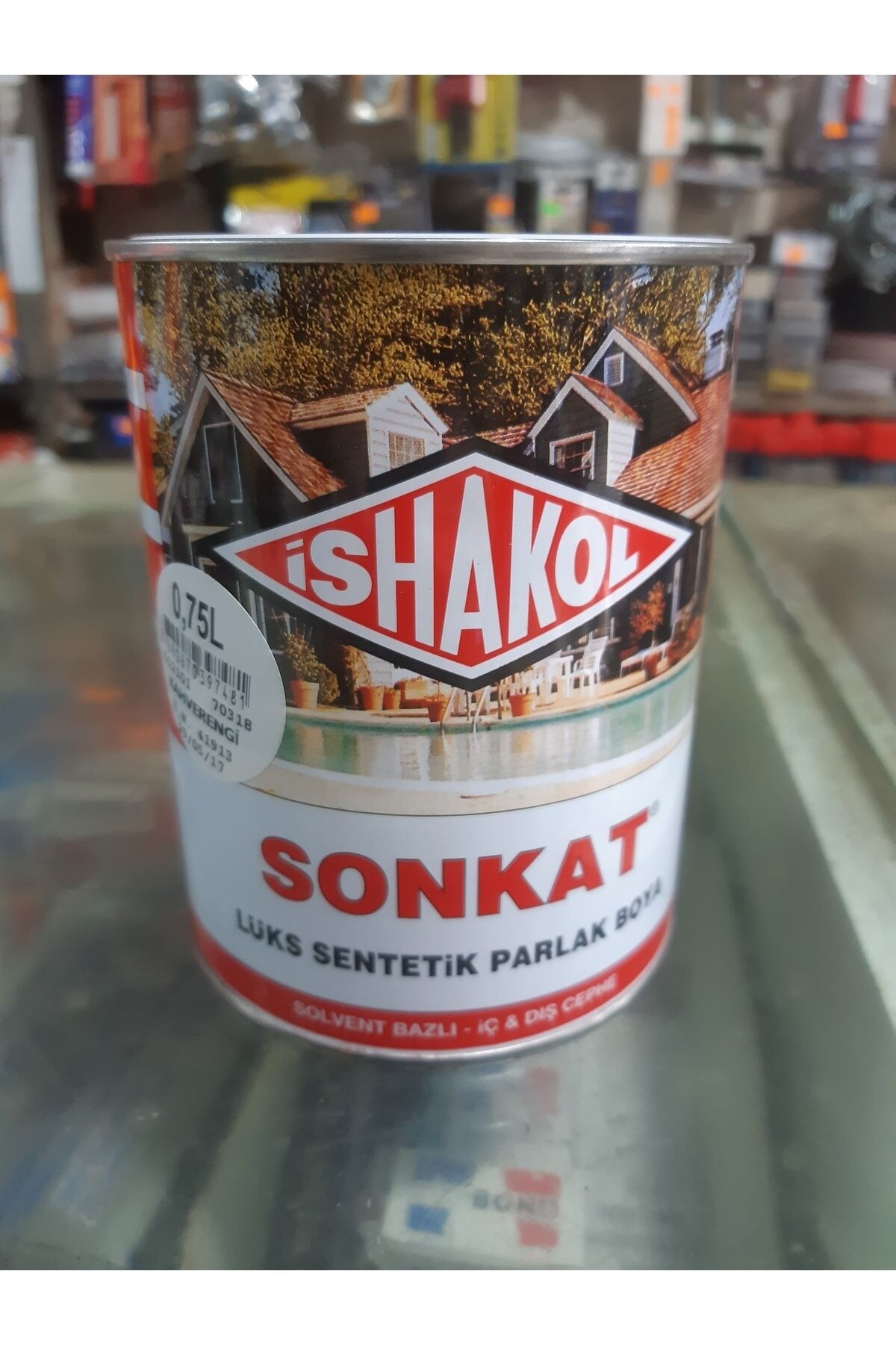 Kahverengi Yağlı Boya, Metal,ahşap,tahta Boya