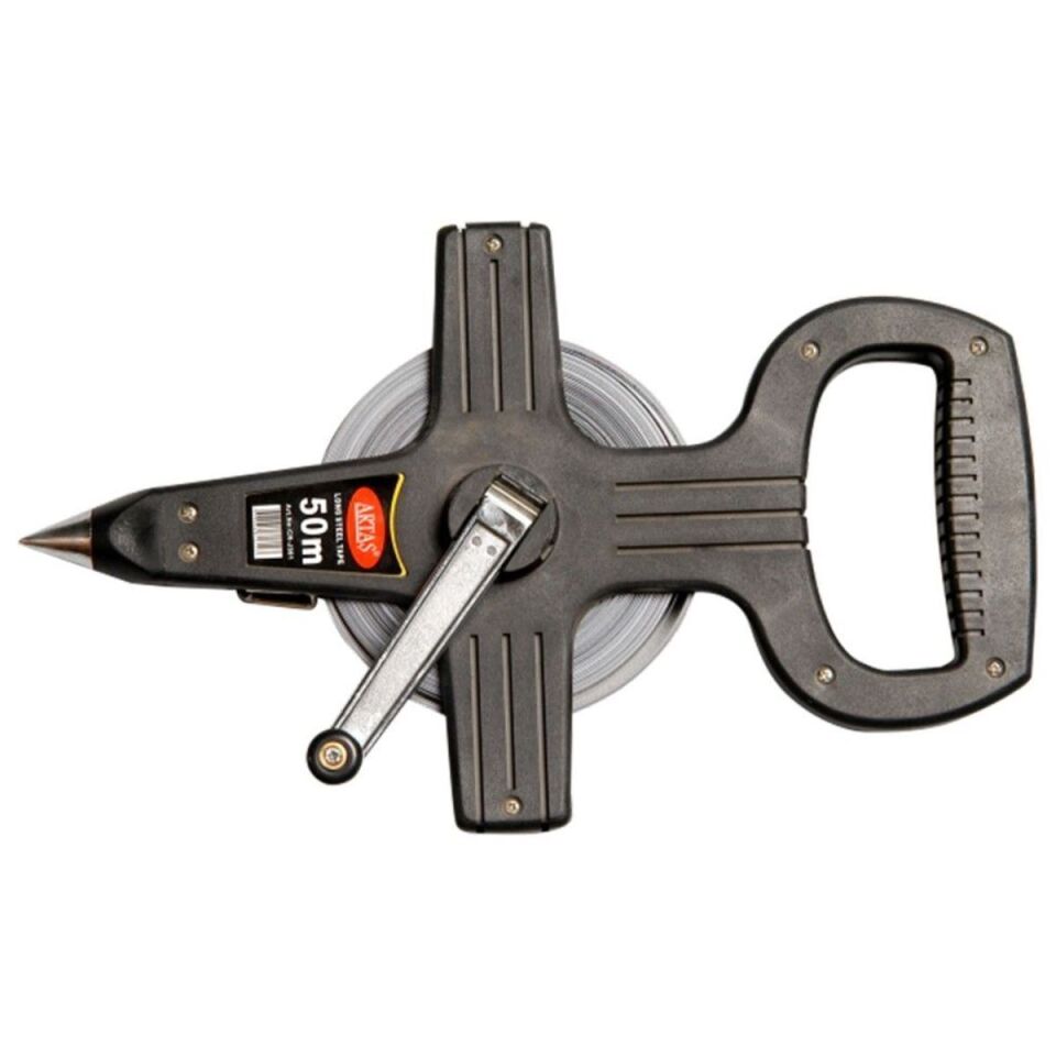 Arazi Şerit Metre - 50 mt - Saplı