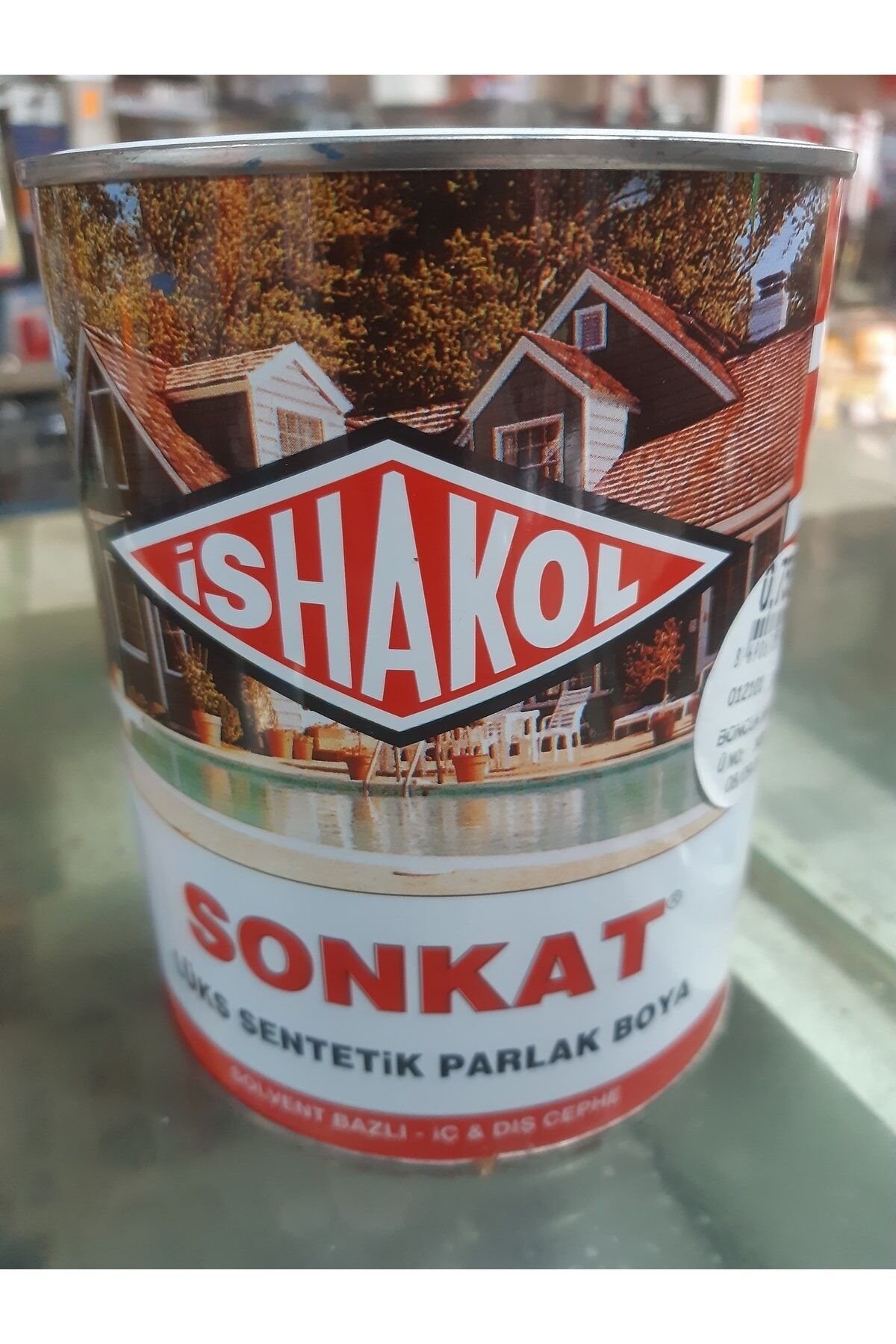 Boncuk Mavi Yağlı Boya, Metal,ahşap,tahta Boya