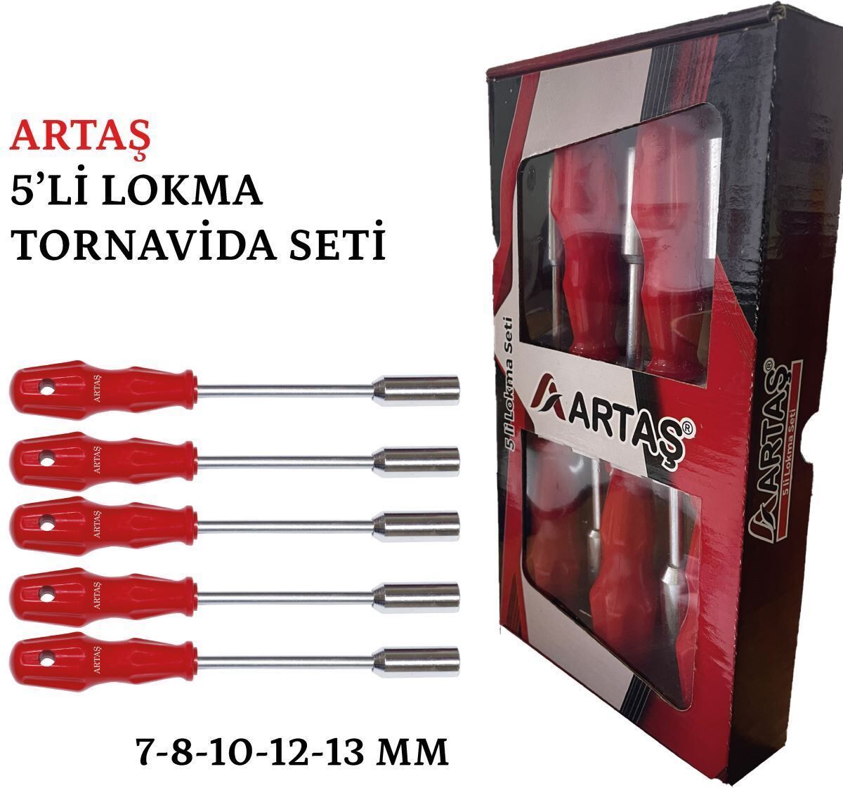 Artaş Lokma Tornavida Takımı 5 Li