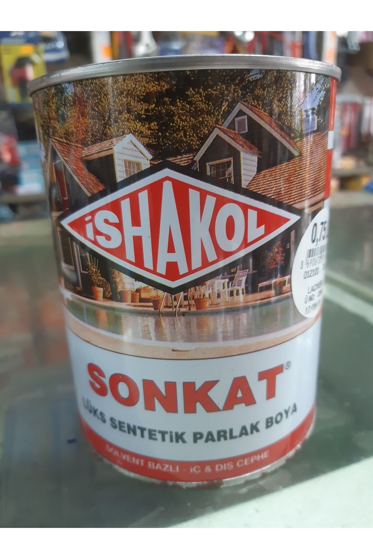 Lacivert Yağlı Boya Metal Ahşap Tahta Boya