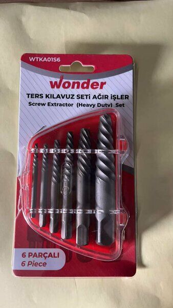 Wonder Ters Kılavuz Seti Ağır Tip 6 lı