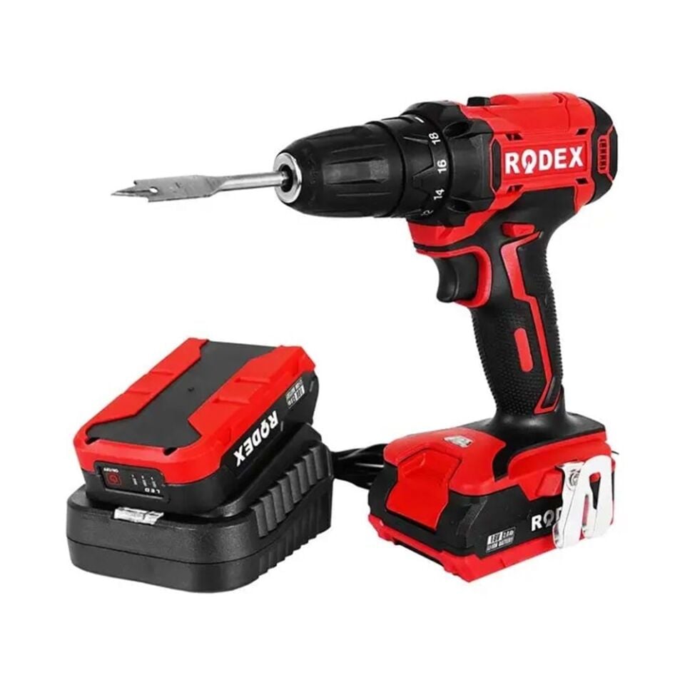 Rodex RDX3365 Akülü Şarjlı Vidalama Matkap 16.8V 2.0Ah