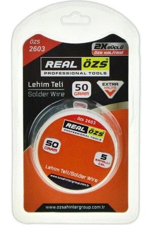 Realöz 5 Kanallı Lehim Teli