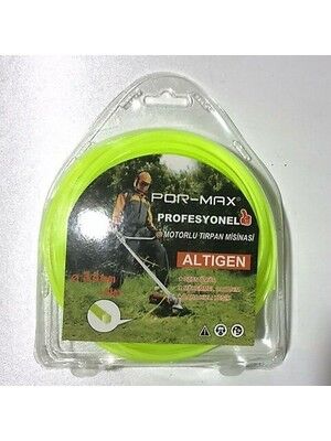 Pormax Tırpan Misinası - 4 mm x 28 mt Altıgen -Misine