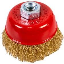 100 mm Dalga Telli Saçaklı Tel Fırça