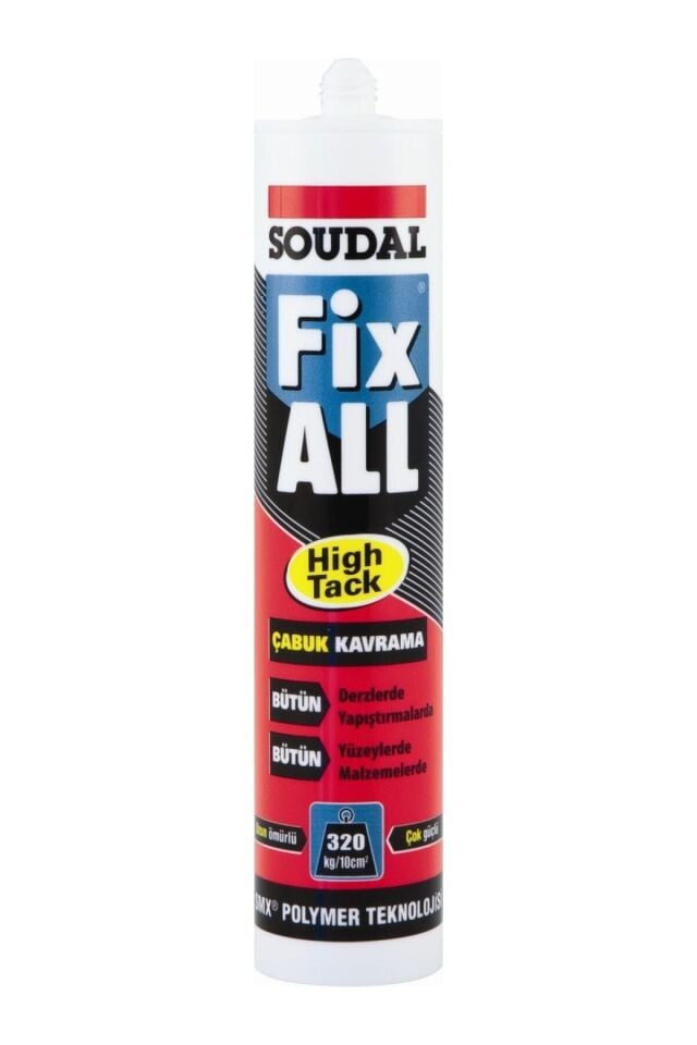 Fix All High Tack Korniş Yapıştırıcı Montaj Silikonu Beyaz