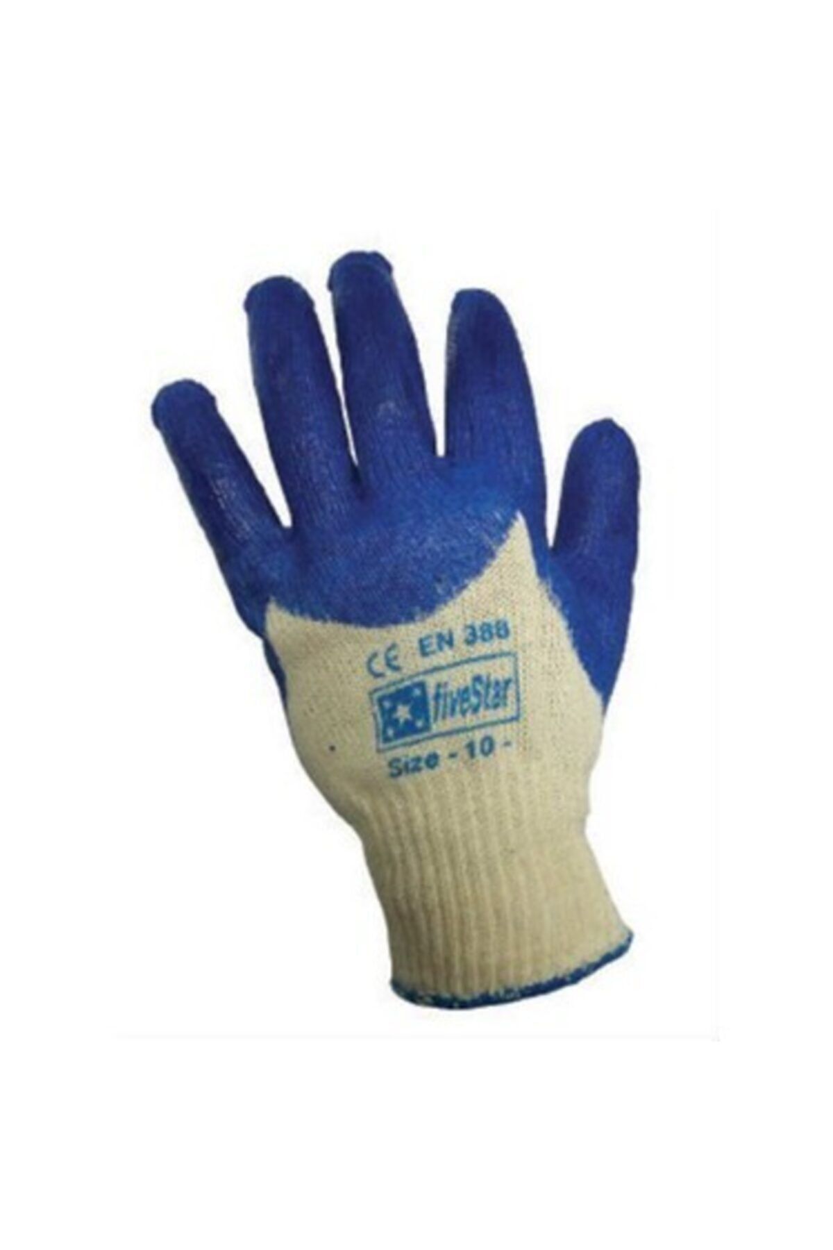 Mavi Eldiven - Size L - 4 Çift