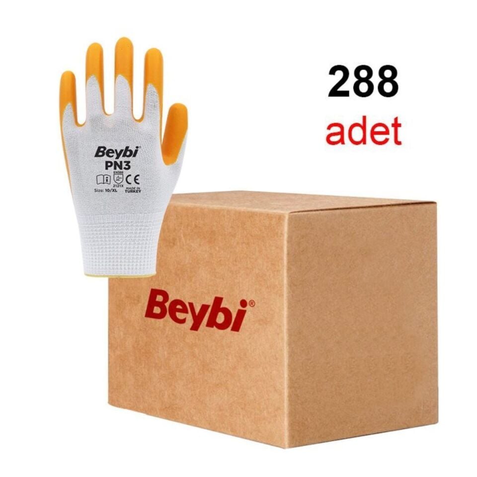 Beybi PN3 Sarı beyaz 10 no Eldiven