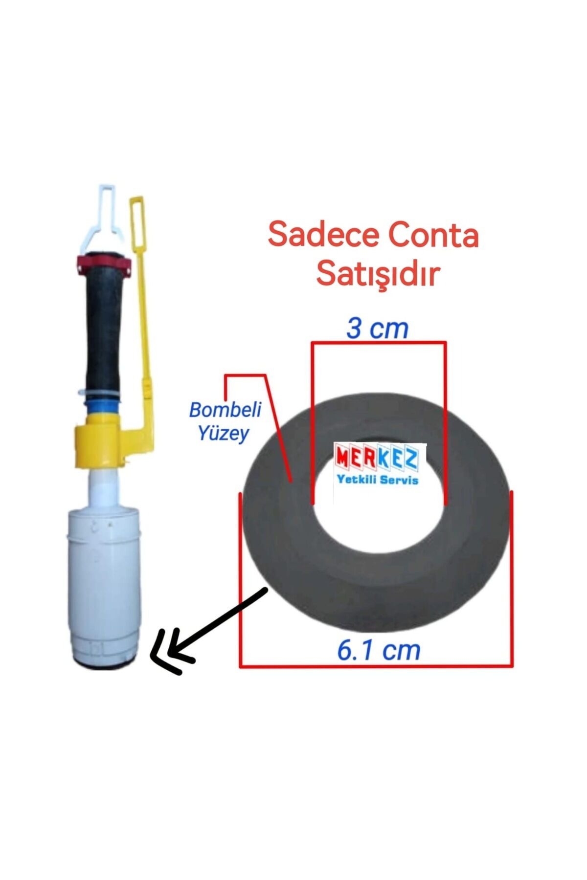 Gömme Rezervuar İç Takım Boşaltma Kapama Contası