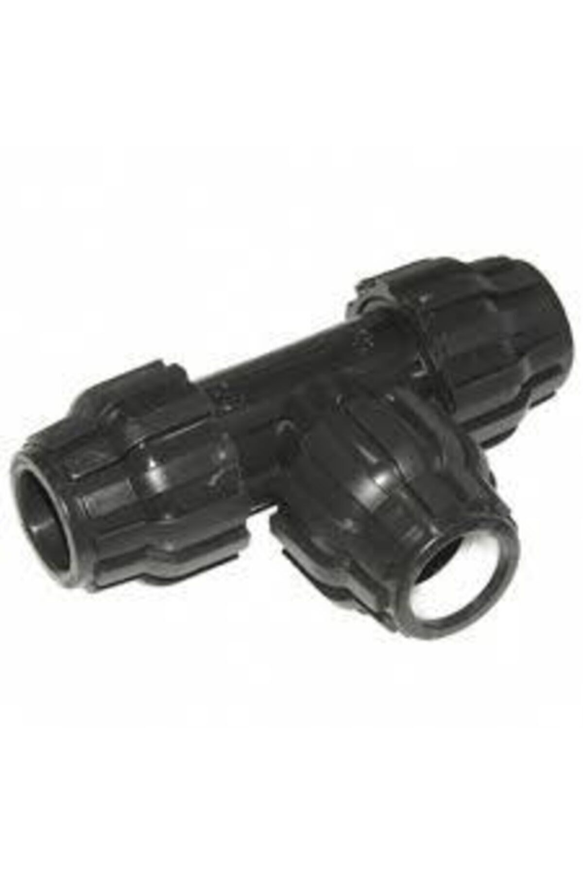 Siyah Kaplin Te 25x25x25- Kangal Boru Te