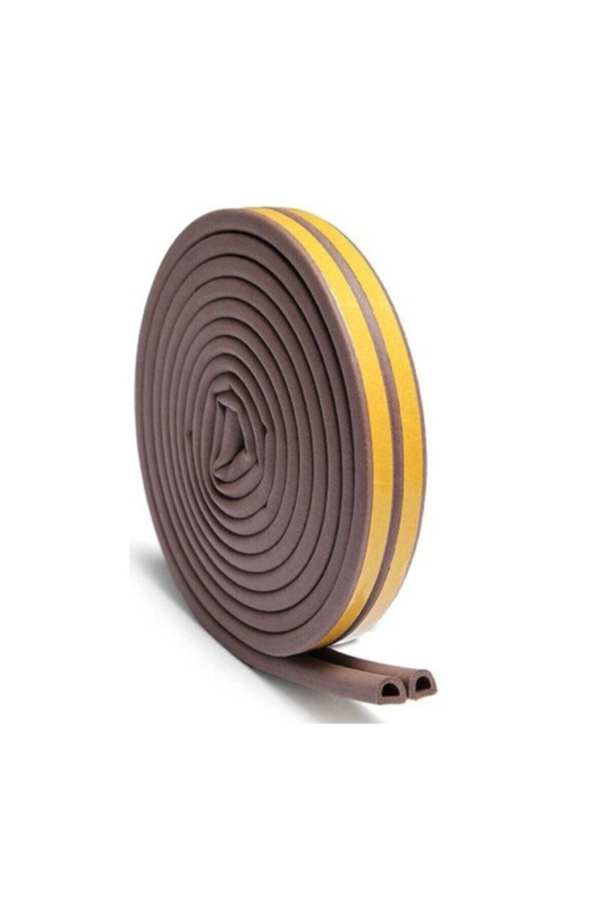 Kahverengi Kapı Pencere Izalasyon Bandı 2x5=10 Mt ( Tek Fitil 5 Metre - Çift Fitille 10metre)