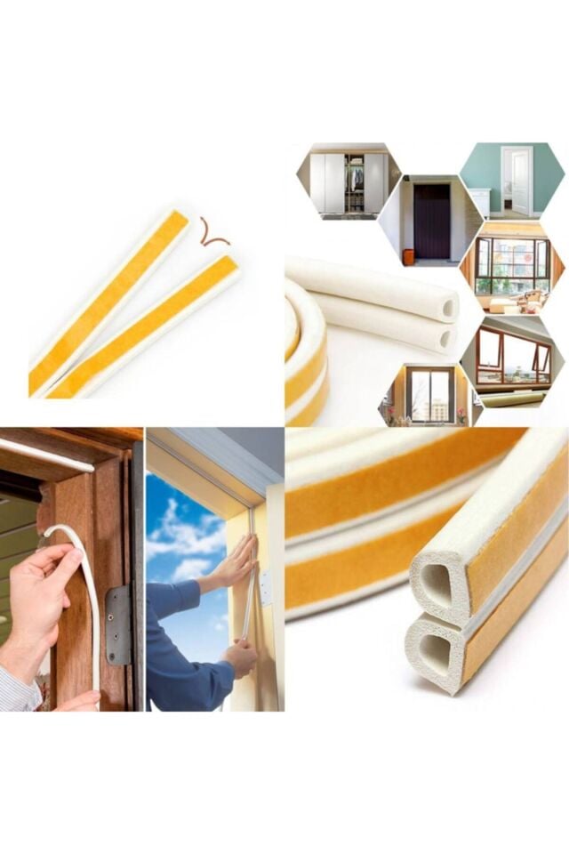 Nimaster Kapı Pencere Izalasyon Bandı 2x5=10 Mt ( Tek Fitil 5 Metre - Çift Fitille 10metre)