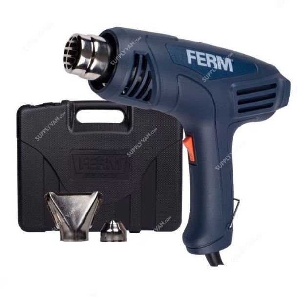 Ferm Power HAM1019 Sıcak Hava Tabancası - 2 Sıcaklık değerleri - 400 ila 600 derece - 2000W