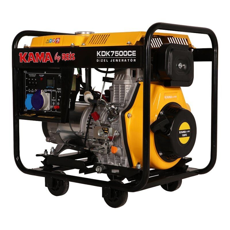 Kama KDK7500CE Dizel Jeneratör - 5.5Kw -6.9kVA