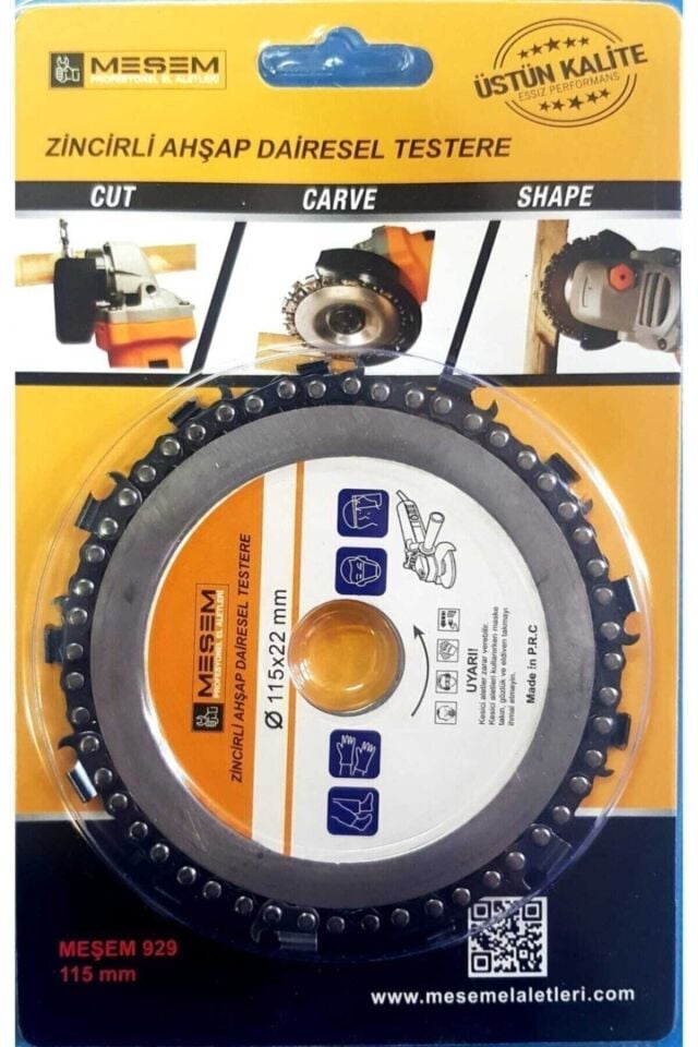 Zincirli Ahşap Dairesel Testere 115x22mm