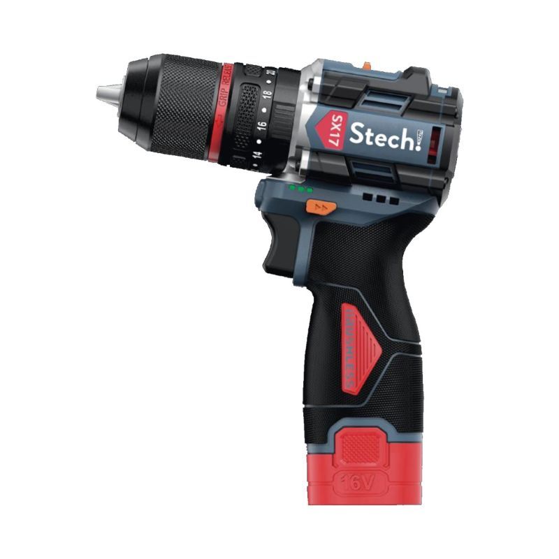 Stechend SX17 Akülü Darbeli Matkap 2 Amper - Çift Bataryalı