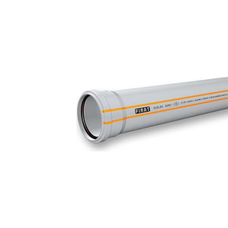 70x1000 PVC Boru - Fırat - Oluk İniş Borusu
