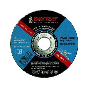 Baytaş 115 mm İnox - İnce Kesici