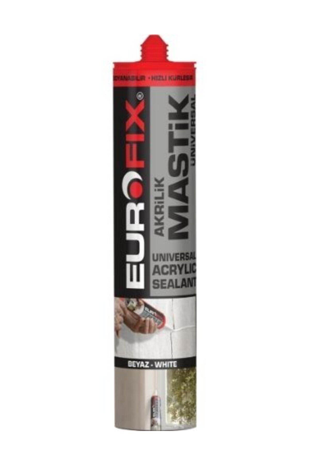 Eurofix 450 Gram Akrilik Mastik Beyaz