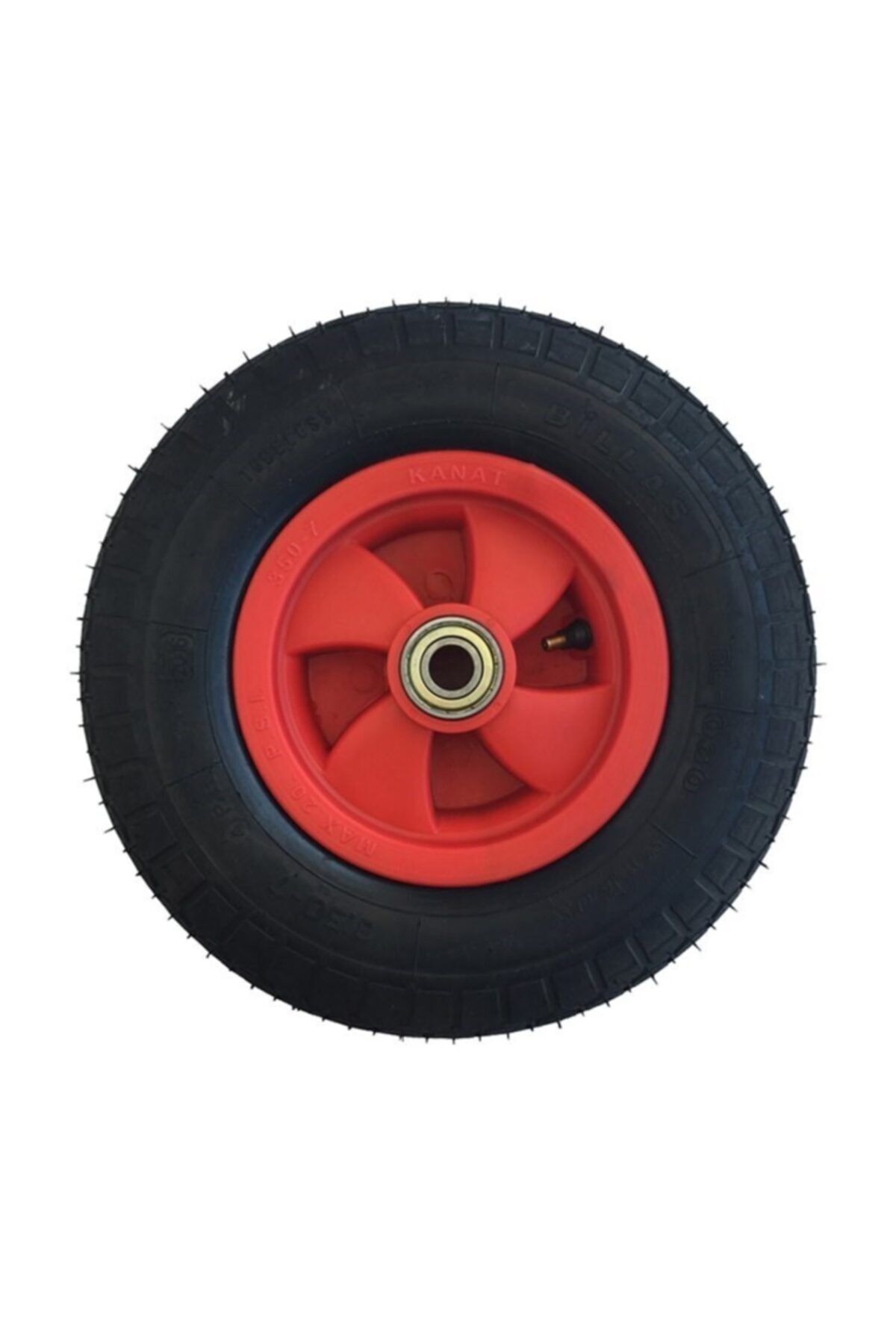 Plastik Jant 350-7 Havalı Rulmanlı El Araba Tekerleği