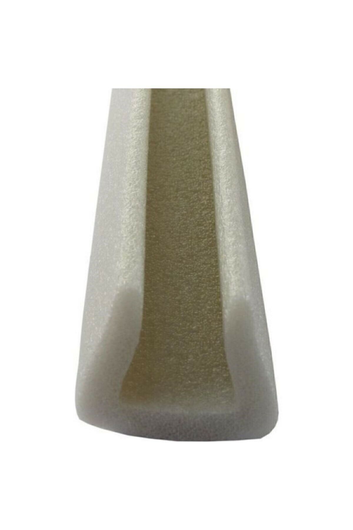 3 Adet Beyaz Geçmeli Kapı Altı Süngeri İzolasyon Soğuk Hava Kesici Toz Önleyici Sünger