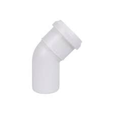 50 mm Açık Dirsek 50x45 - Pvc Dirsek Lavabo Gider Dirseği