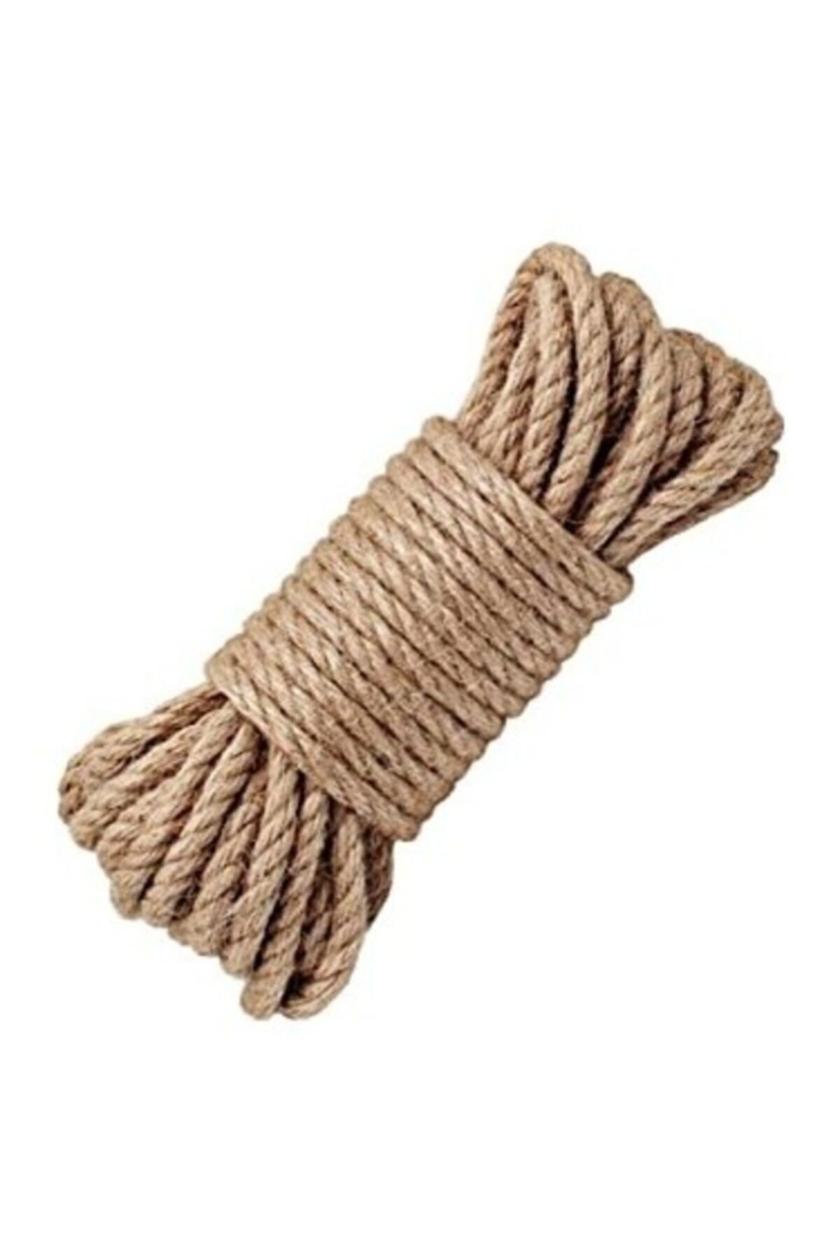 Kedi Tırmalama Ipi 6 mm 20 Metre Kendir Halat Jüt Halat Organik Halat