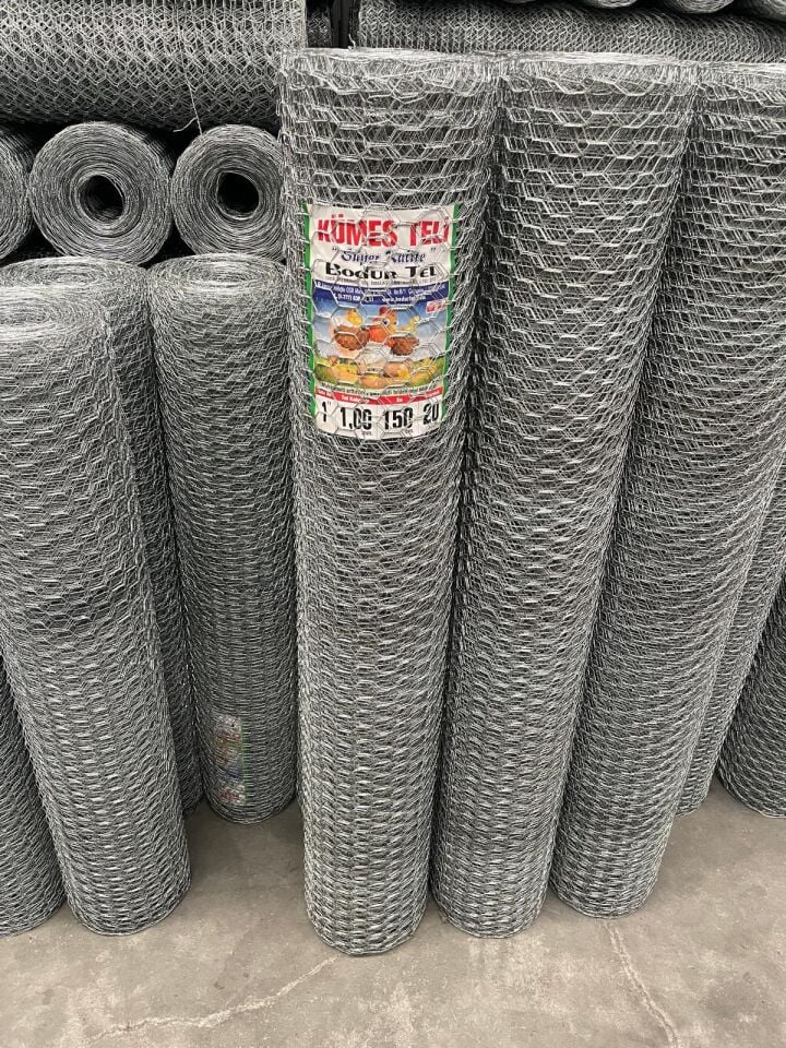 Kümes Teli - 1.00 mm Kalınlık Süper Kümes Teli 20 mt - 120 cm