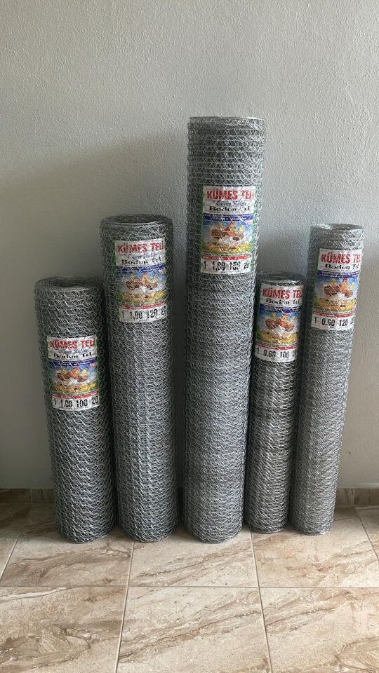 Kümes Teli - 1.00 mm Kalınlık Süper Kümes Teli 20 mt - 120 cm