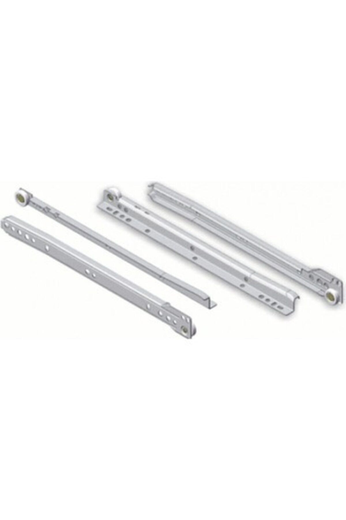 Beyaz Klasik Çekmece Ray - 40 Lık - 40 Cm 1 Takım