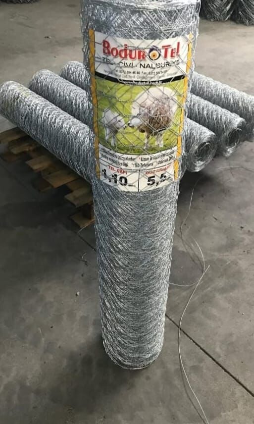 Altıgen Örgülü Tel - 1.10 mm 150 cm Dar Göz - 20 metre